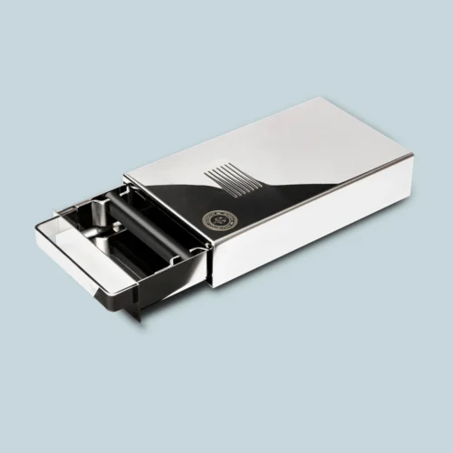 Eureka Mignon Handle Drawer Knockbox Stainless Steel