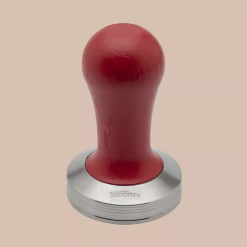 Stamper fra Lelit, rødt træ, 58,55mm