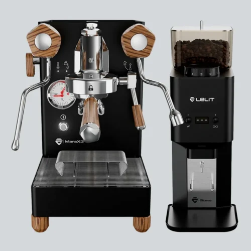 Lelit MaraX3 PL62x3-EUCB med Steve Kaffekværn PM204Q20 i sort