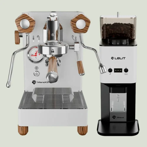 Lelit MaraX3 PL62x3-EUCW med Steve Kaffekværn PM204Q40 i hvid