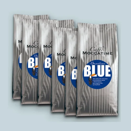 Kaffeklip - klippekort med 6 kg Moccatime Brasilian Blue
