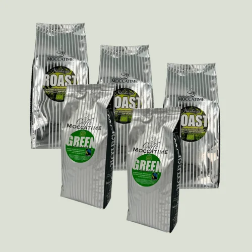 Kaffepakke - Moccatime Økologisk Mix - med 5 kg hele kaffebønner