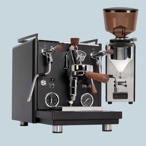 Sæt med Profitec Drive Black Edition Wood og Profitec Pro T64